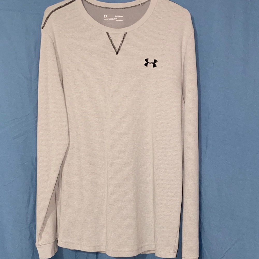 Under Armour Men's Gray Thermal Long Sleeve Shirt Size XL